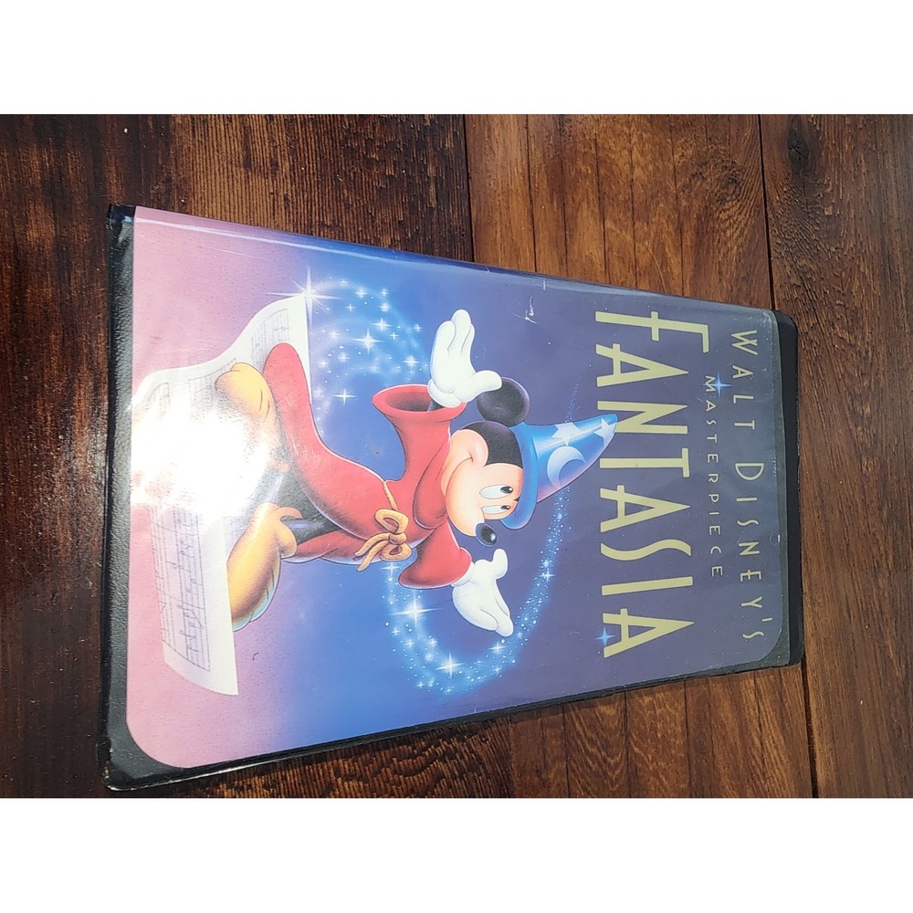 Walt Disney's Masterpiece Fantasia VHS Movie in Clamshell‎ case